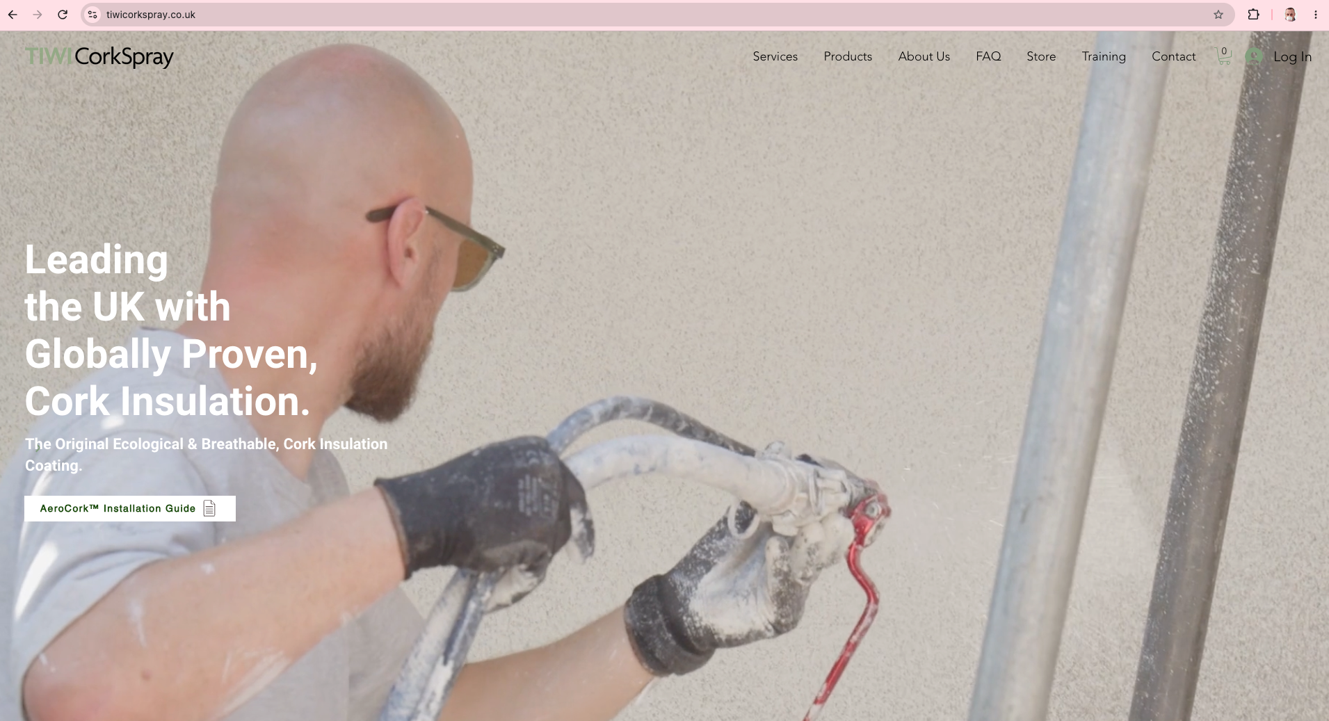 TIWI CorkSpray website