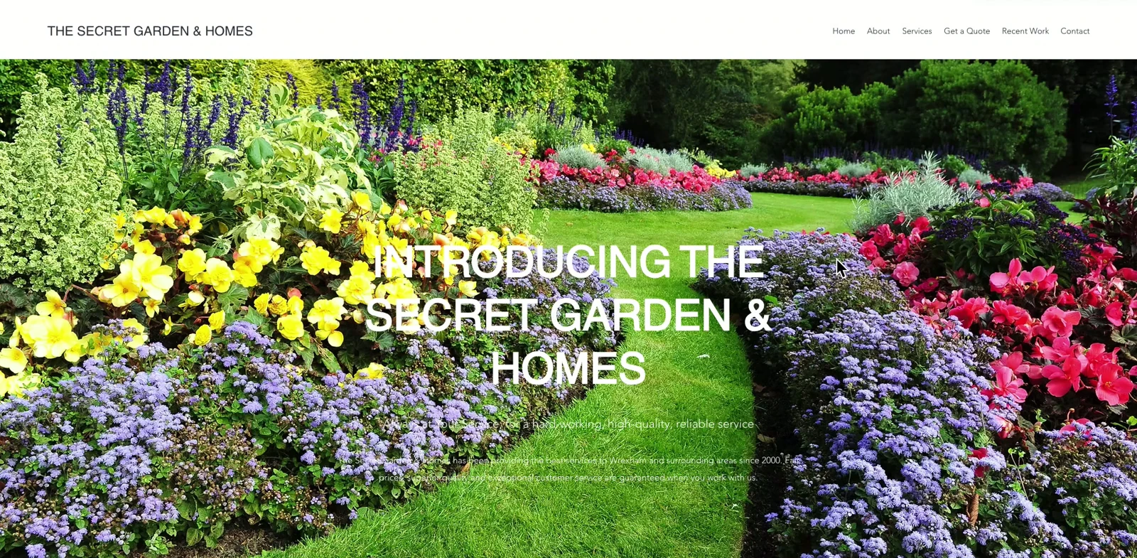 Trade website presentation